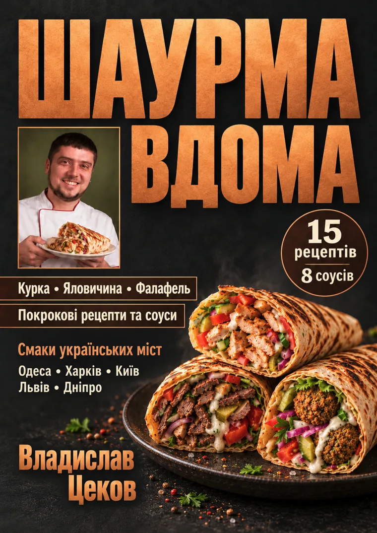 Обкладинка книги «Шаурма вдома»
