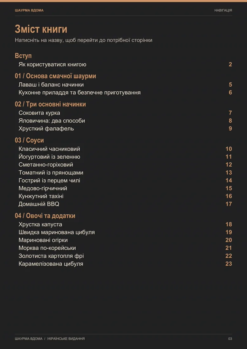 Зміст книги, розділи 1–4